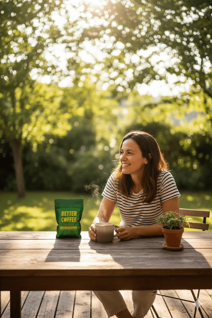 Personne utilisant Better Coffee